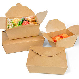 Scatola per il pranzo/snack <span class=keywords><strong>in</strong></span> carta usa e getta ecologica per <span class=keywords><strong>microonde</strong></span> - Product Image 3