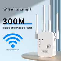 Amplificateur de signal WiFi UE 2,4 GHz 300 Mbps, répéteur WiFi, extension de portée, amplificateur Internet, routeur