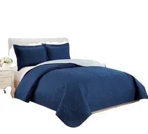 Personalizado Nova Marca Soft Casual Quente Eco-Friendly Materiais Bedding Set Luxo Ultrasonic Quilt
