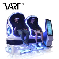 Gagnez de l'argent 2 sièges 9D Egg VR Cinema Arcade VR Machine VR Roller Coaster Chair avec CE RoHS
