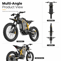 Vélo de montagne électrique Coswheel R19MAX 72V >80km/h Autonomie de 100 km Cadre en alliage 450 Nm Pneu Chaoyang 19 pouces Frein hydraulique Fastace