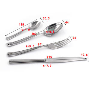 HOMEFELT Juego <span class=keywords><strong>de</strong></span> Cubiertos <span class=keywords><strong>de</strong></span> Acero Inoxidable, Cubiertos Chapados en Oro Brillante, <span class=keywords><strong>Caja</strong></span> <span class=keywords><strong>de</strong></span> <span class=keywords><strong>Madera</strong></span>, 24 Unidades - Product Image 4