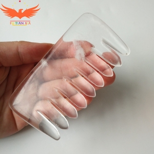 Étiquette privée de quartz clair naturel gua sha pierres précieuses jade conseils <span class=keywords><strong>peigne</strong></span> - Product Image 5
