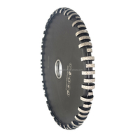 Ruedas ranuradas segmentadas de diamante de calidad superior 12 "14" 16 "Rueda acanalada de diamante sinterizado para piedra de mármol de cuarcita