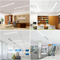 Brandon 40W 50W Aluminium Narrow T-Bar Plafond Installation 3CCT Réglable Led Panneau Troffer Panneau Lumineux pour Bureau