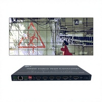 Conmutador de Procesador de Video BIT-VWC-409R de 4 Entradas y 9 Salidas, 1x9, 3x3, 2x9, 3x4, 2x6, 4K60, Controlador de Video Wall Giratorio para TV