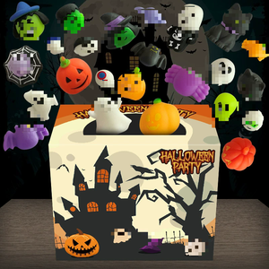 Caja Sorpresa Mayorista de Juguetes Blandos de Halloween 24/36PCS, Juguetes Blandos Mochi de Calabaza y Araña para Halloween al por Mayor - Product Image 3