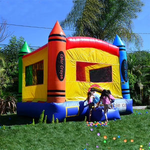 Bon marché de qualité commerciale <span class=keywords><strong>Petit</strong></span> Crayon gonflable moonwalk Bouncer House Bouncer Château de saut Château gonflable à <span class=keywords><strong>vendre</strong></span> - Product Image 4
