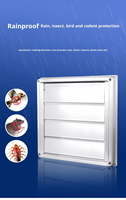 Grille d'aération réglable moderne en acier inoxydable 304, 4 pouces carrées, à fixation murale, haute qualité, durable