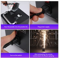 Mini machine à étincelles froides sans fil avec télécommande DMX, double tension, effet feux d'artifice pour mariage, fête, hôtel, scène, événement