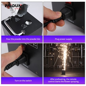 Mini Macchina per Scintille Fredde con Telecomando Wireless DMX, Doppio Voltaggio, Effetto Fuochi d'Artificio per Matrimoni, Feste, Hotel, Palcoscenici ed Eventi - Product Image 4