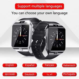 Montre intelligente sport pour hommes et femmes Android compatible <span class=keywords><strong>iphone</strong></span> Pression artérielle Smartwatch Bracelet Fitness DZ09 LED Smart Watch - Product Image 4