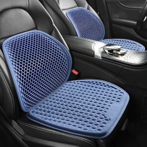 Coussin de siège de voiture rafraîchissant en gel alvéolé respirant pour l'été, avec soutien fessier et oreiller lombaire, utilisable toute l'année - Product Image 5