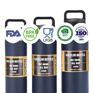 Nouvelle Bouteille d'Eau Isotherme Portable en Acier Inoxydable à Double Paroi avec Couvercle Chug – Vente Chaude - Product Image 1