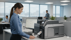 Impresora de Tarjetas de Crédito y Débito de Retransferencia Segura FARGO HDP8500, Máquina de Impresión de Tarjetas de PVC de Alto Rendimiento, USB/Inalámbrica - Product Image 2