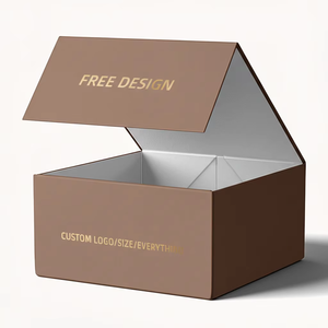 Muestra Gratuita de Caja de Regalo Magnética Plegable de Lujo Personalizada, Caja de Embalaje de Cartón Rígido con Imán Plegable, Caja de Papel para Pelucas y Cabello - Product Image 3