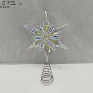 <b>Christmas</b> <b>Tree</b> <b>Top</b> Sparkle Stars Hang Xmas Decoration Treetop Topper Supplies <b>Christmas</b> <b>Tree</b> Decor - Product Image 2