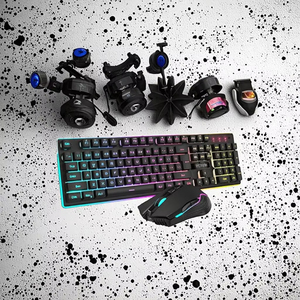 Wireless Gaming Keyboard and Mouse Combo with <b>LED</b> Backlit 3800mAh Battery & Anti-Ghosting Features - Product Image 5