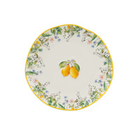 Service de table moderne en porcelaine 16 pièces avec motif de fruits en relief 3D, assiettes, bols et tasses pour 4 personnes, restaurant