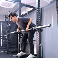 Accessoires d'équipement de fitness : Cadre de squat multifonctionnel, glisseur à haute capacité de charge, composant coulissant pour tractions verticales