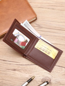 <span class=keywords><strong>2025</strong></span> nóng bán người đàn ông mỏng phong cách cổ điển Ví giản dị KINH DOANH NGẮN Ví với đa chủ thẻ mở đóng cửa giá rẻ - Product Image 3