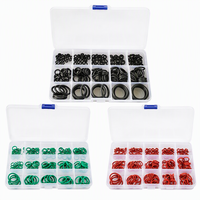 Kit d'assortiment de joints toriques métriques en caoutchouc nitrile pour réparation automobile, robinets, nettoyeurs haute pression, plomberie, air ou gaz, diamètre extérieur 6mm-20mm
