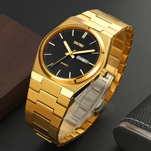 <span class=keywords><strong>Orologio</strong></span> da <span class=keywords><strong>uomo</strong></span> Skmei 9288 di lusso al quarzo, alla moda, di alta qualità, impermeabile 3BAR, cassa ovale, cinturino in acciaio inossidabile da 18 mm, cassa in lega di zinco - Product Image 6