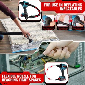 <span class=keywords><strong>Souffleur</strong></span> sans fil multifonction électrique sans balais 1500W 80000RPM avec fonction d'aspiration pour <span class=keywords><strong>batterie</strong></span> <span class=keywords><strong>Makita</strong></span> 18V - Product Image 2