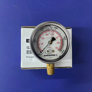 Manomètre hydraulique ENERPAC G2535L 2,50 po Support inférieur pour visage, rempli de glycérine, 10 000 psi maximum - Product Image 6