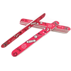 Fancy Emery Board Cartoon Double Sided Printed 180/180 Nail File Nail Tools