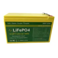 Batterie Lithium LiFePO4, 12.8V, 7ah, pour systèmes électriques, 12V