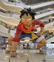 Figurines gonflables géantes de Luffy, dieu du soleil, Monkey D. Luffy, mascotte gonflable, personnage d'anime japonais.