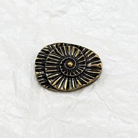 Kancing Spiral 3D dari Paduan Seng Warna Emas/Perak/Kuningan Antik, Aksesoris Pakaian untuk Mantel, Jas, dan Jaket