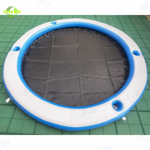 Màu xanh lá cây tùy chỉnh hồ bơi võng đầu du lịch võng Hồ bơi bơm hơi phao võng cho người lớn - Product Image 1