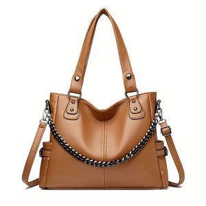 100% Genuine Crazy Horse Leather <b>Large</b> Size Duffle Bag Unisex Vintage Shoulder Travel Bag <b>Bow</b> Rivet Flower Design Custom Brand - Product Image 4
