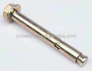 Tamaño estándar perno hexagonal, anclaje de camisa con amarillo Chapado en zinc - Product Image 4