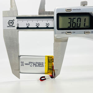 แบตเตอรี่ลิเธียมไอออน 552035 350mAh 3.7V ขายดี คุณภาพสูง โพลิเมอร์ ราคาโรงงาน ขายส่ง - Product Image 4