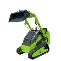 Chargeuse compacte électrique télécommandée, capacité de charge nominale de 450 kg, mini-chargeuse compacte avec batterie 72 V, certifiée CE