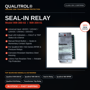 Relé de Protección de Transformadores y Relé de Presión Qualitrol Serie 909 Sellado (Modelos 909-100, 909-200, 909-300) - Proveedor - Product Image 1