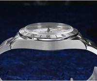 Reloj Deportivo de Lujo STC-G08A de 40MM GMT para Hombre, Automático, Superluminoso, Resistente al Agua 200m