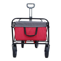 Chariot pliable léger, capacité de 220 lb, chariot à pliage rapide, chariots pliants avec roues, pliable
