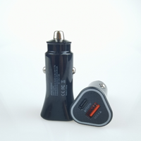 PD + QC3.0 double chargeur de voiture 38W Charge rapide charge rapide USB-C type-c chargeur de voiture PD + QC3.0 adaptateur pour chargeur de téléphone