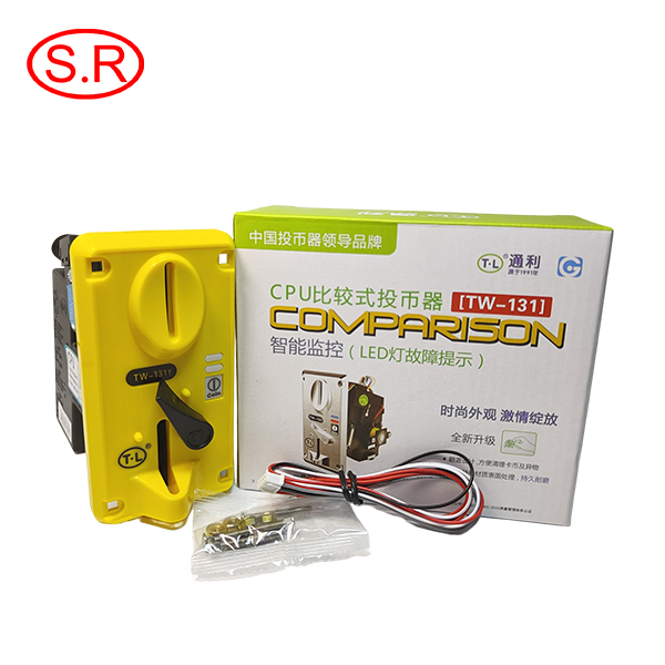 TW-131Y Coin Acceptor Cpu Comparable Mechanism Coin Acceptor Token Selector for Crane Machine