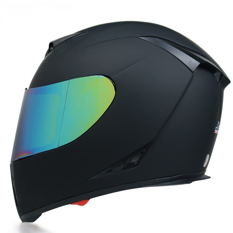 Matte Black with Colored Mirror