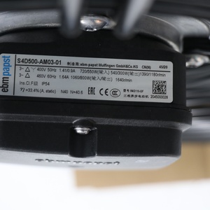 Ventilateur axial de refroidissement pour climatiseur, condenseur, chambre froide, réfrigération ebmpapst S4D500-AM03-01 400V AC 720W 1.41A 3090RPM - Product Image 4