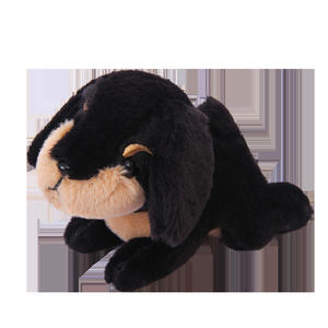 Mignon doux moelleux animal en peluche chien en peluche poupée sac à dos pendentif porte-clés Simulation bouledogue Dobermann sac breloque accessoires - Product Image 5