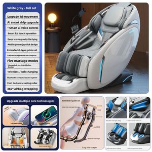 Fauteuil de massage de luxe entièrement automatique, capsule spatiale pour la maison, pétrissage et étirement du corps entier - Product Image 2