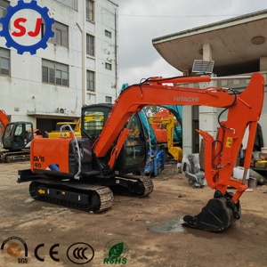 Excavadora hidráulica mini Hitachi ZX60 de 6 toneladas, original de Japón, a bajo precio, excavadora de segunda mano para la venta. - Product Image 1