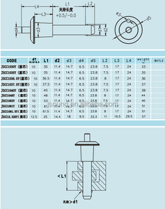 JSCC1053Y <span class=keywords><strong>Goupille</strong></span> <span class=keywords><strong>de</strong></span> verrouillage à traction rapide ronde en acier inoxydable solide <span class=keywords><strong>Goupille</strong></span> <span class=keywords><strong>de</strong></span> 10mm Para Parlantes <span class=keywords><strong>Goupille</strong></span> à dégagement rapide - Product Image 2