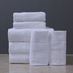 Wholesale Cotton <b>Towel</b> 5 Star Luxury Hotel <b>Bath</b> <b>Towel</b> <b>Sets</b> /Hand <b>Towels</b> for Hotel Spa Salon Usage - Product Image 5